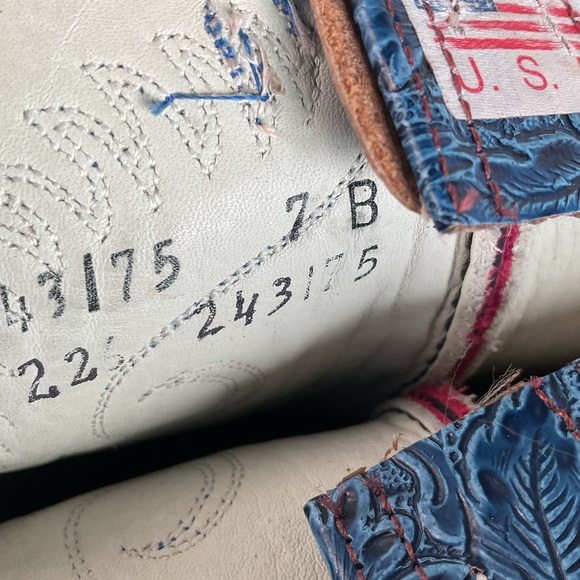 Olathe Tooled Cowgirl Roper Boots 7 B Barbie Pink Upper - Picture 11 of 14